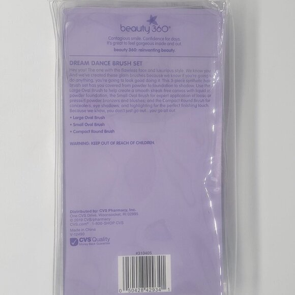 5/$25 Beauty 360 dream dance 3 piece brush set - Picture 4 of 4